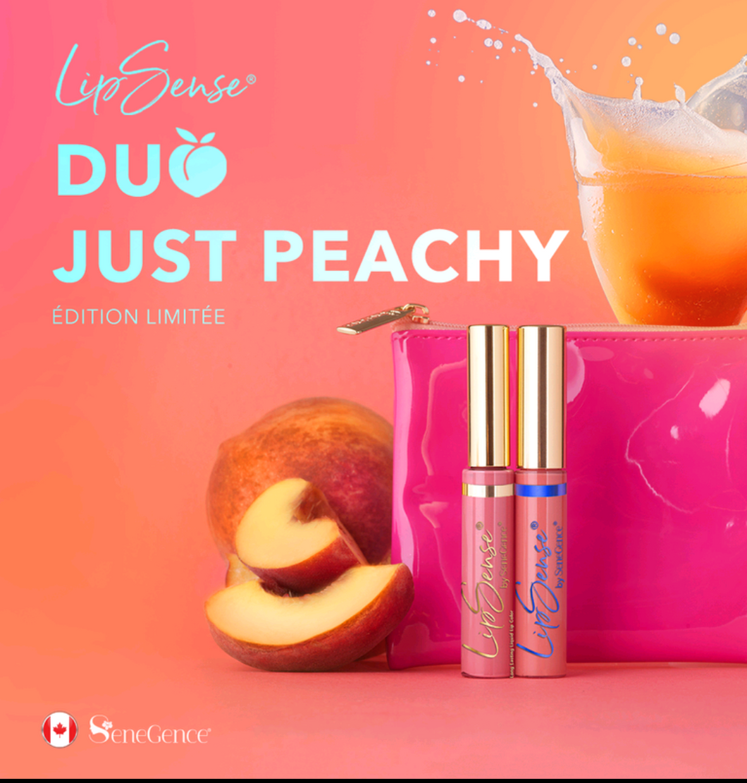 Duo just peachy Lipsense +glossy gloss